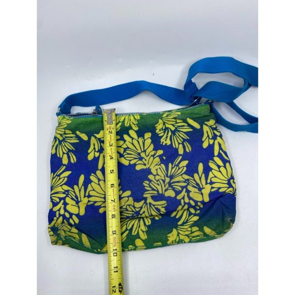 KIPLING Medium Blue Yellow Nylon Crossbody Bag - Picture 6 of 12